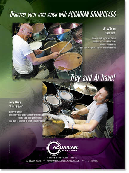 Aquarian Drumhead - Trey Grey/Al Wilson