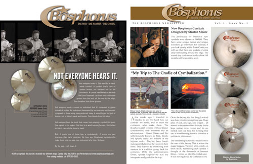 Bosphorus Cymbals - Newsletter