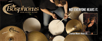 Bosphorus Cymbals - Stanton Moore Poster